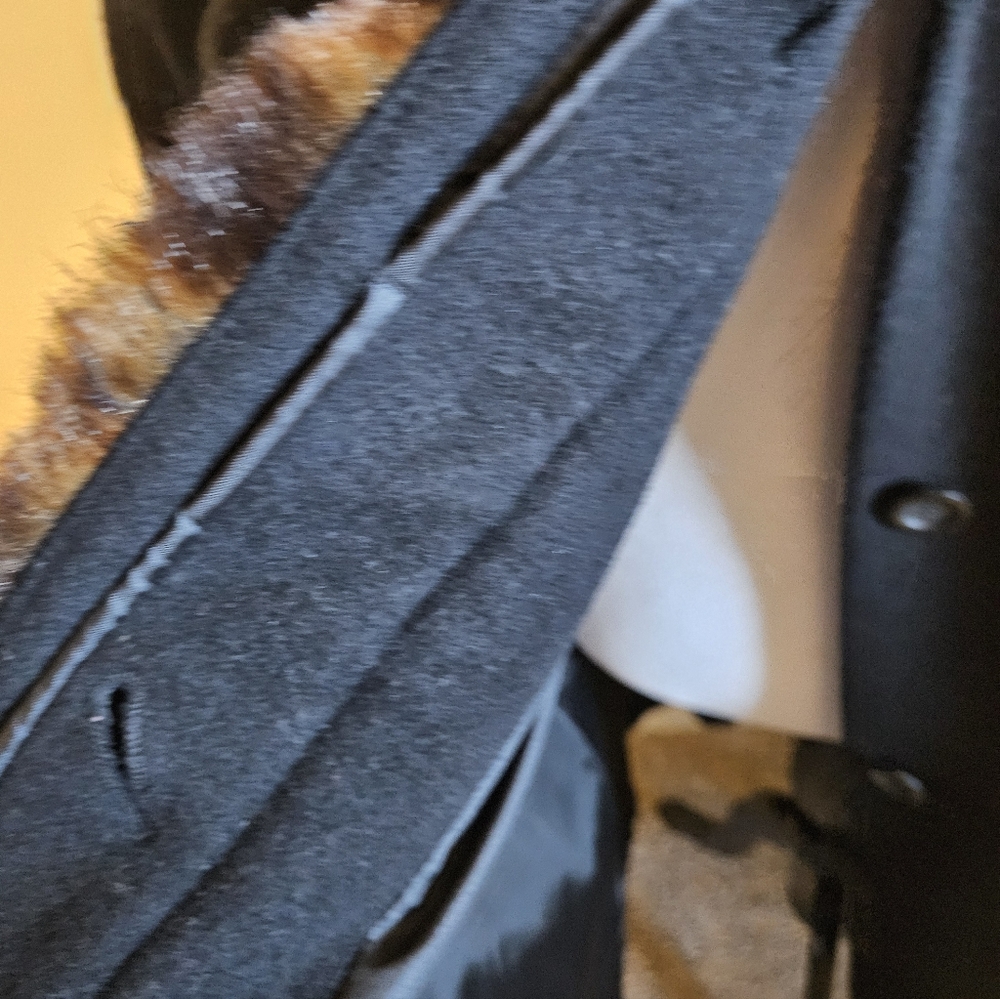 Vintage Bexleys Womens Wool Coat Faux Fur Trim. - Picture 16 of 16